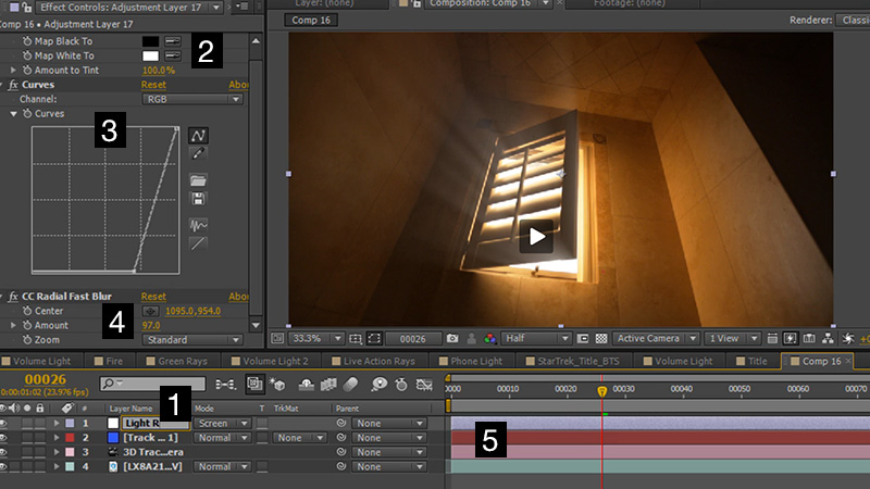 light glow after effect tuto